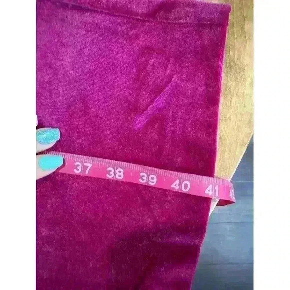 Skiis Are Blue Velvet Pants Sz Medium - Picture 6 of 6